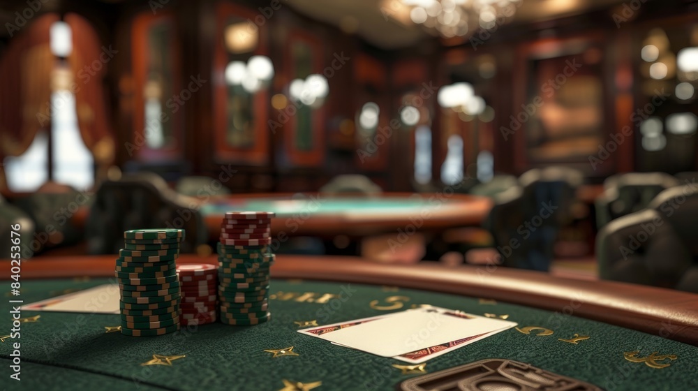 HighStakes Poker Intense Business Card Showdown in Luxurious Casino Setting HighStakes Poker Intense Business Card Showdown in Luxurious Casino Setting