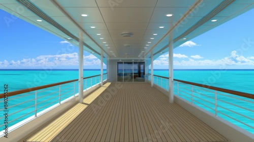 Sun-Kissed Deck Awaits on a Tropical Cruise © pvl0707