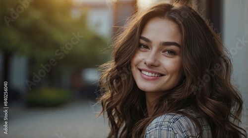 portrait of lady young woman