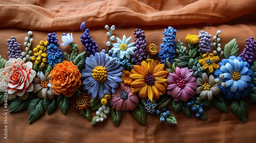 Fototapeta premium hand with flower