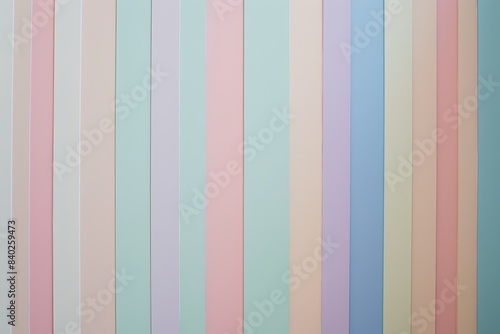 Soft, pastel-colored stripes in varying widths, creating a cute and minimalist design photo