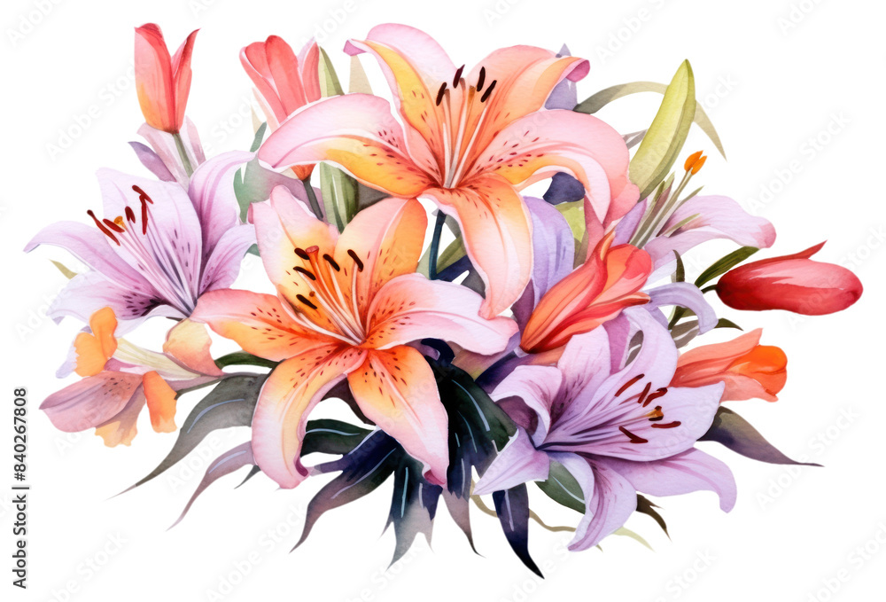 PNG Flower lily plant flower bouquet PNG Flower lily plant flower bouquet