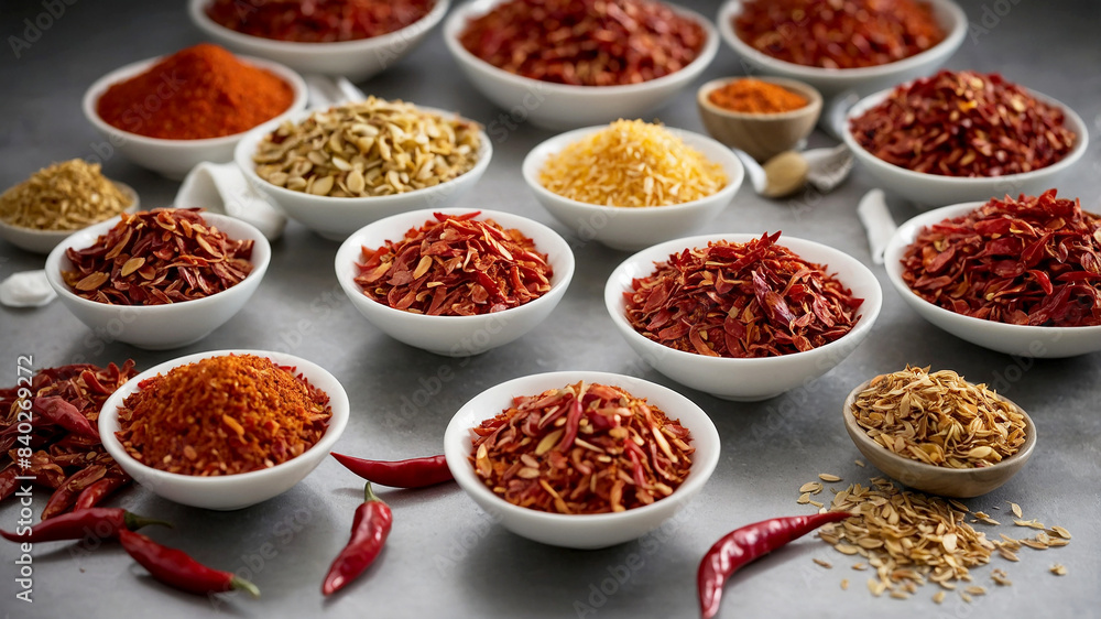 Red Chili Flakes Adds heat and color, commonly used in Italian and Asian seafood dishes Red Chili Flakes Adds heat and color, commonly used in Italian and Asian seafood dishes