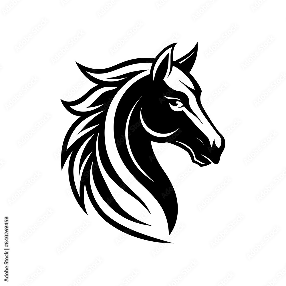 minimalist Horse logo vector art illustration icon minimalist Horse logo vector art illustration icon