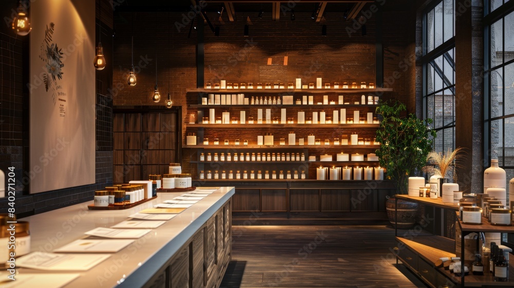 Exquisite Luxury Candle Studio Rows of Scented Candles Wax Vats and Business Cards Crafted Elegance and Aromatherapy Delights Exquisite Luxury Candle Studio Rows of Scented Candles Wax Vats and Business Cards Crafted Elegance and Aromatherapy Delights