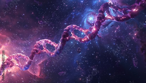 Cosmic DNA: The Intersection of Genetics and the Universe © Bernardo