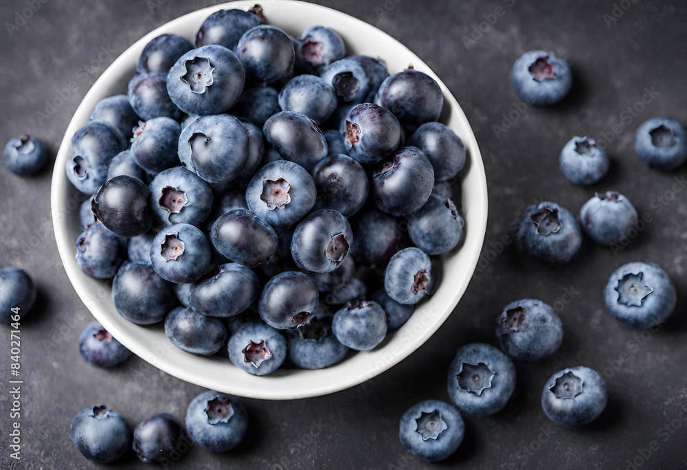 blueberries on a table blueberries on a table