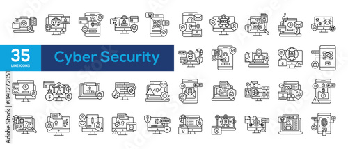 Cyber Security Icon Collection