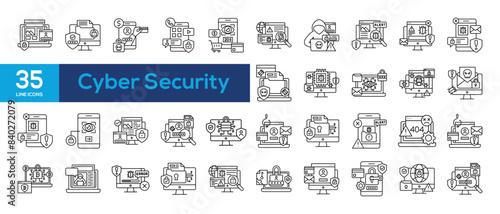 Cyber Security Icon Collection