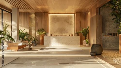 Tranquil Wellness Sanctuary Business Cards Herbal Teas and Meditation at Luxury Spa Retreat