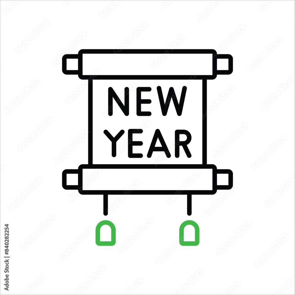New Year vector icon New Year vector icon
