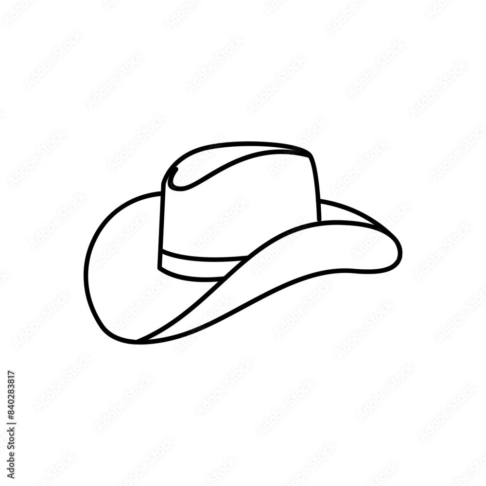 black Cowboy hat logo icon design vector illustration black Cowboy hat logo icon design vector illustration