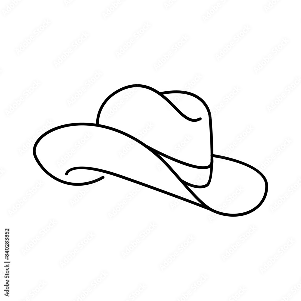 black Cowboy hat logo icon design vector illustration black Cowboy hat logo icon design vector illustration