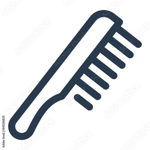Comb for Father's Day Grooming Vector Icon