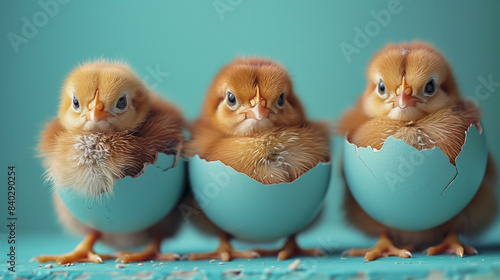 chick hatching from eggs