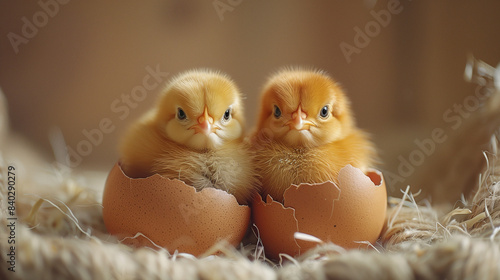 chick hatching from eggs