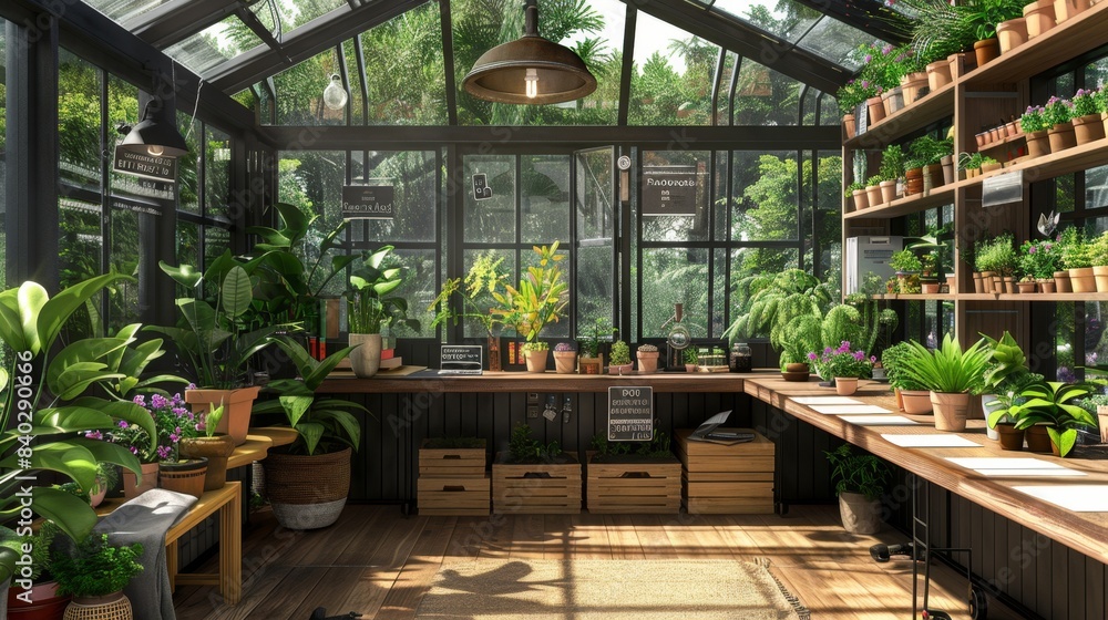 Greenhouse Oasis A Master Gardener's Haven with Business Cards Plants and Gardening Books Greenhouse Oasis A Master Gardener's Haven with Business Cards Plants and Gardening Books