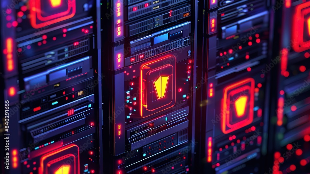 See firewall icon protecting data servers See firewall icon protecting data servers