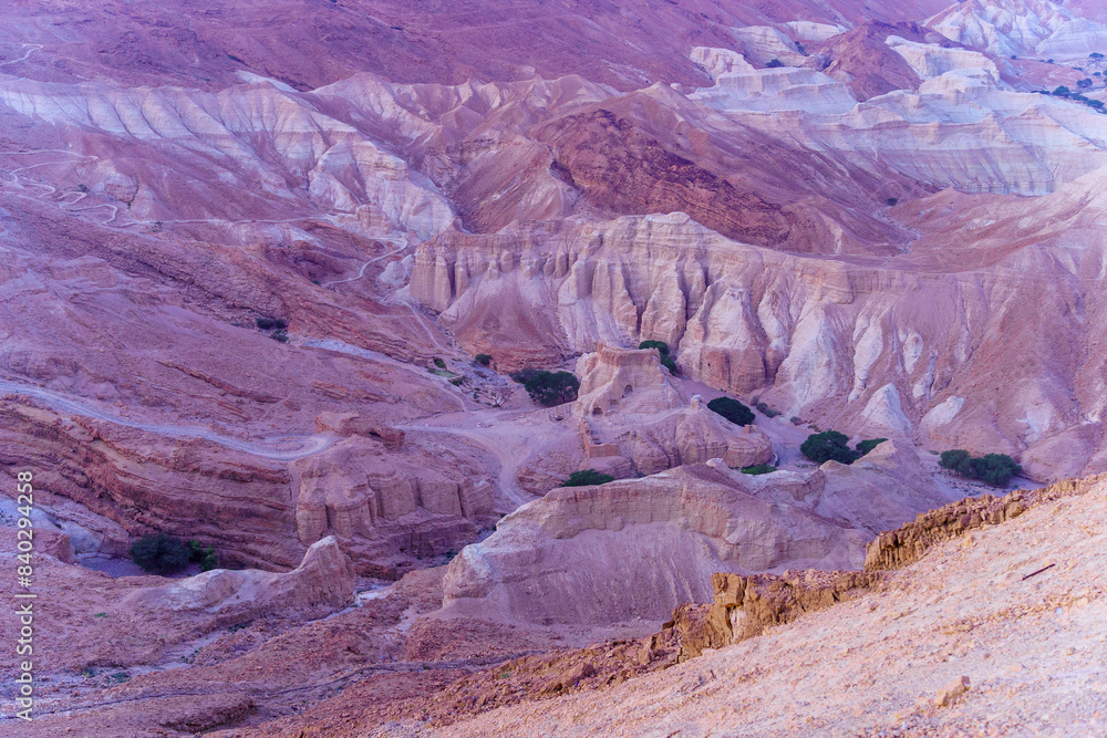 Zohar stronghold, and Zohar valley landscape