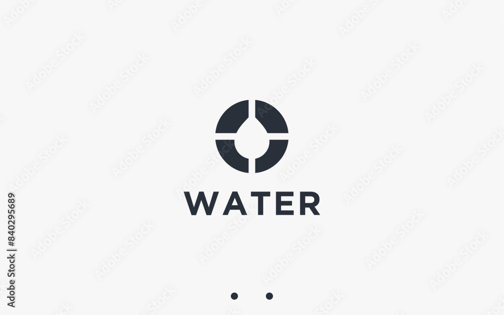 water drop logo design vector silhouette illustration water drop logo design vector silhouette illustration