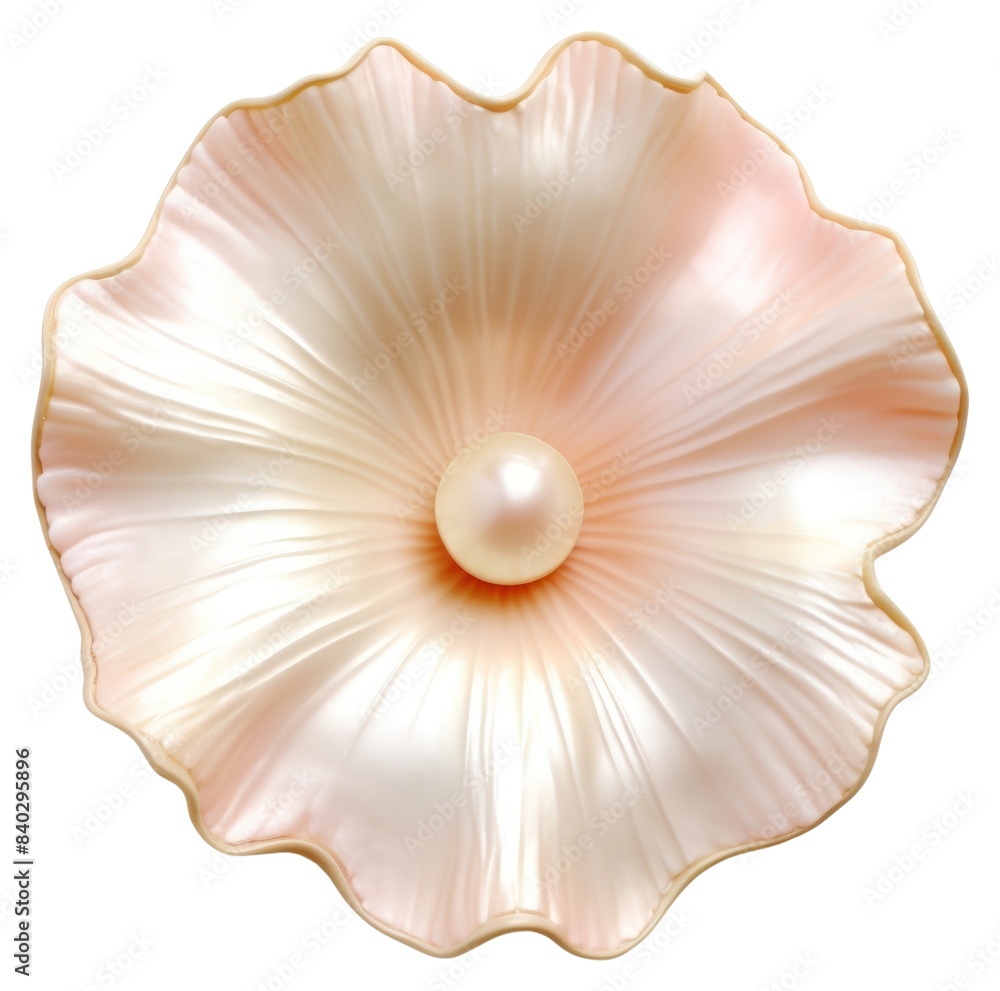 Fototapeta premium PNG Flower pearl jewelry shape.