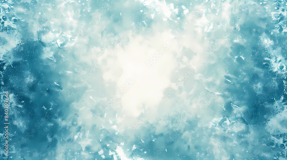 Abstract blue and white background with icy, textured patterns and a radiant light center, creating a cool, serene visual effect. Abstract blue and white background with icy, textured patterns and a radiant light center, creating a cool, serene visual effect.