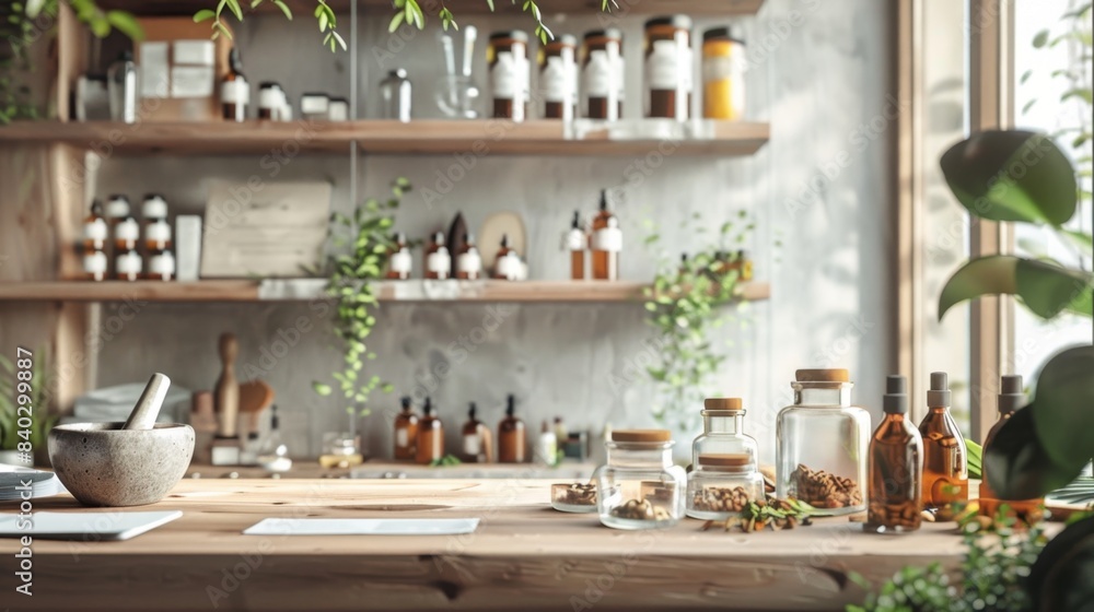 Enchanting Apothecary Herbal Remedies and Business Cards in a Modern Setting Enchanting Apothecary Herbal Remedies and Business Cards in a Modern Setting