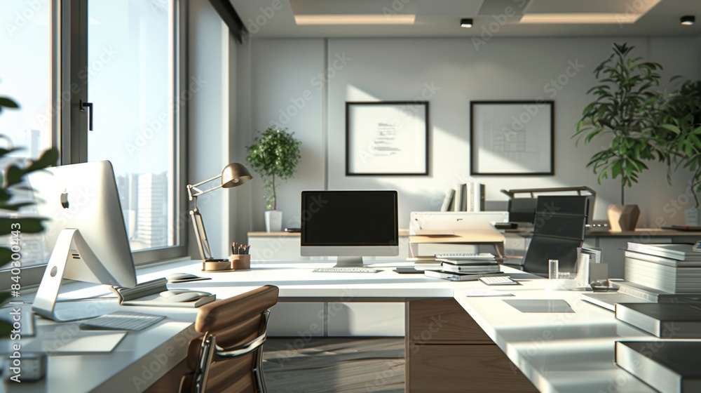 Cuttingedge Architectural Workspace Modern Office Design with 3D Models Concept Drawings and Business Cards Professional Architecture Software Environment Cuttingedge Architectural Workspace Modern Office Design with 3D Models Concept Drawings and Business Cards Professional Architecture Software Environment