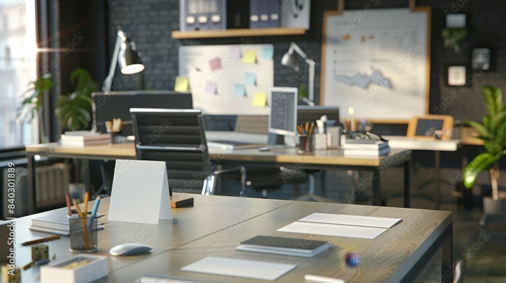 Collaborative Workspace with Business Cards Whiteboards and Tech Gadgets Empowering Creativity and Innovation for Startup Teams Collaborative Workspace with Business Cards Whiteboards and Tech Gadgets Empowering Creativity and Innovation for Startup Teams