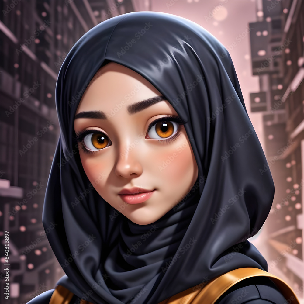 a islamic woman with hijab a islamic woman with hijab