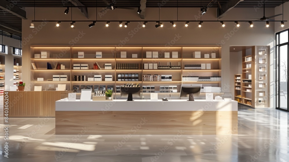 Curated Treasures Museum Gift Shop Cashier Area with Blank Business Cards Exhibition Catalogs and Souvenirs Curated Treasures Museum Gift Shop Cashier Area with Blank Business Cards Exhibition Catalogs and Souvenirs