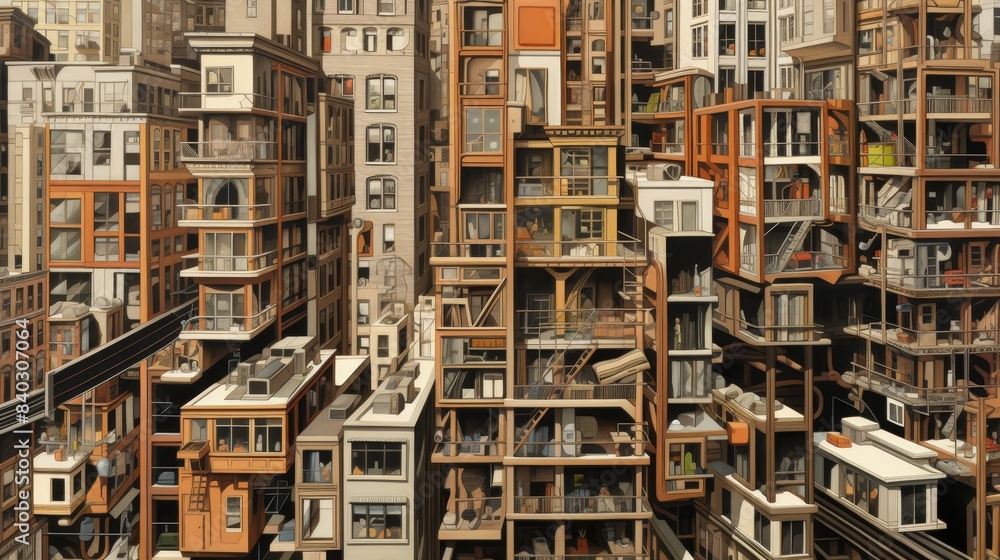 large metropolis. view from above. large metropolis. view from above.
