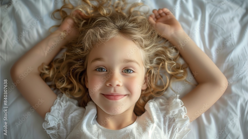Portrait of a young girl with a radiant smile and lively eyes, embodying innocence and joy Portrait of a young girl with a radiant smile and lively eyes, embodying innocence and joy