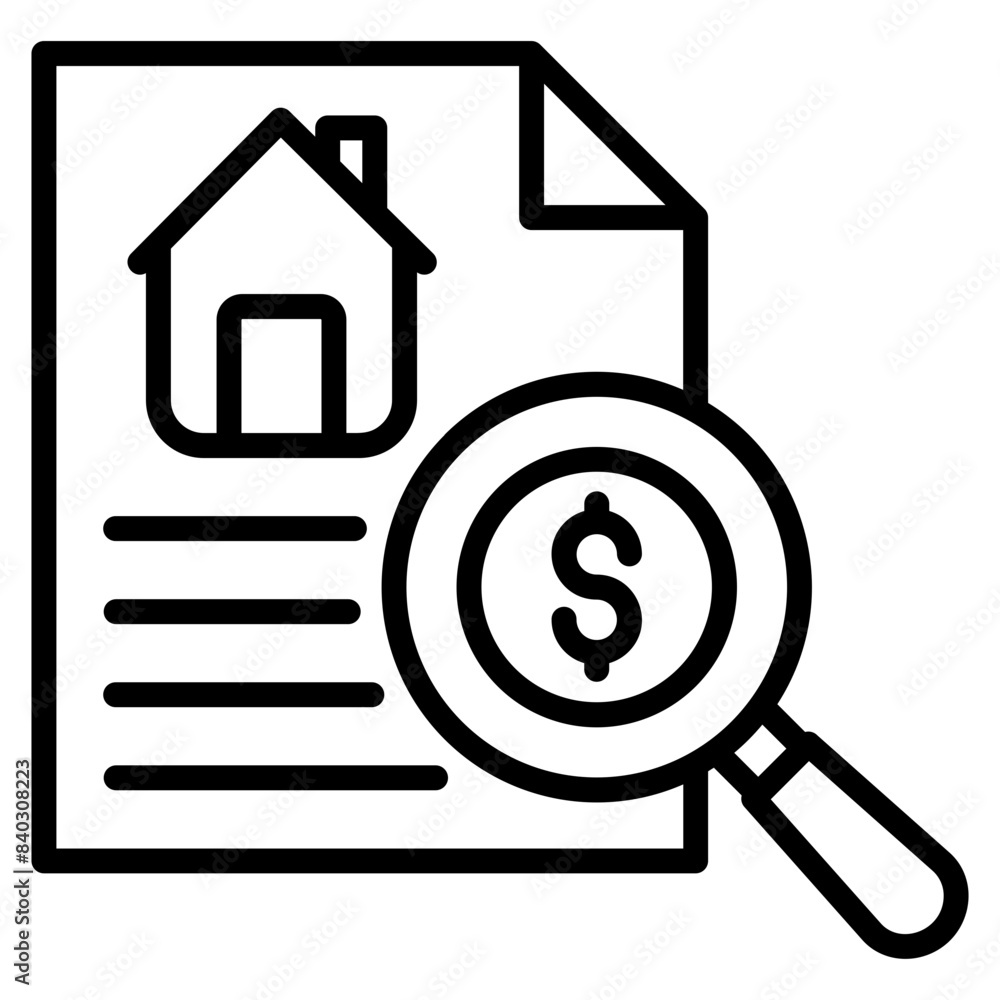 Asset Valuation Icon Element For Design Asset Valuation Icon Element For Design