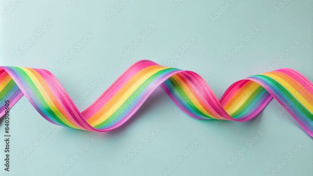 modern graphic design. A vibrant, wavy ribbon flows across the image, transitioning smoothly through the colors of the rainbow, from purple and blue to green, yellow, and orange. modern graphic design. A vibrant, wavy ribbon flows across the image, transitioning smoothly through the colors of the rainbow, from purple and blue to green, yellow, and orange.