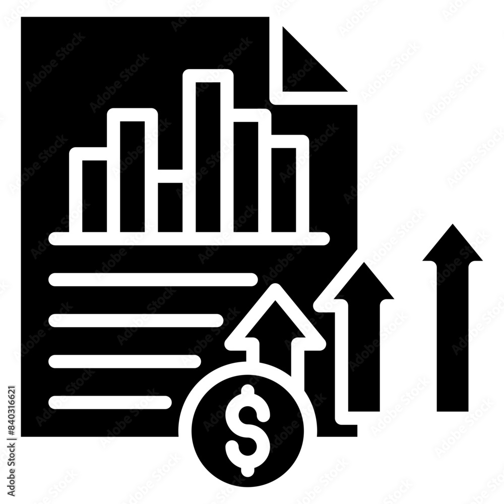 Financial Reports Icon Element For Design Financial Reports Icon Element For Design