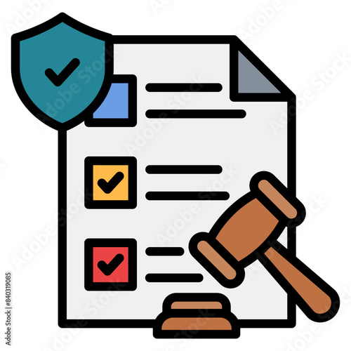 Compliance Icon Element For Design