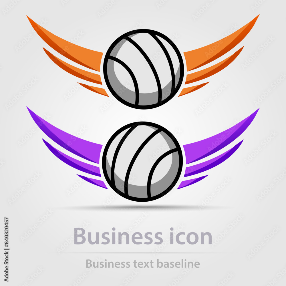 Fototapeta premium Originally designed vector color business icon