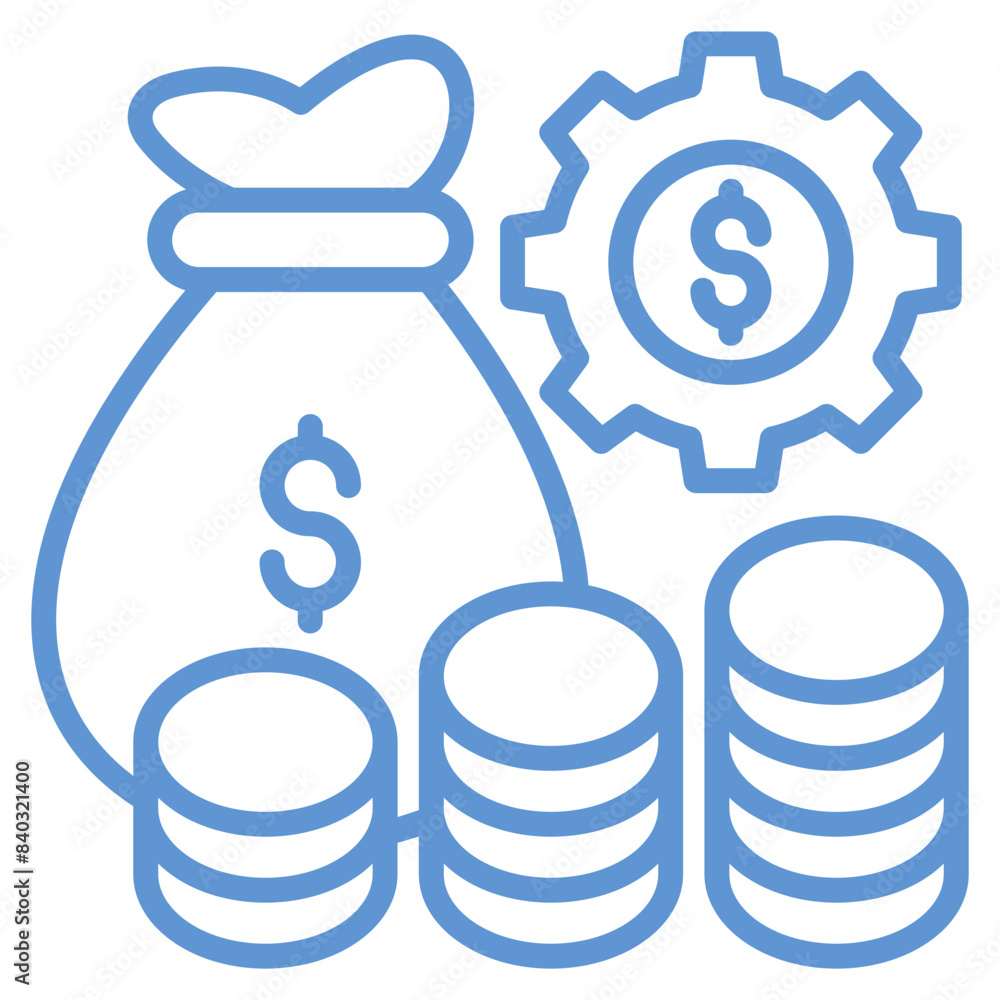 Fund Management Icon Element For Design Fund Management Icon Element For Design