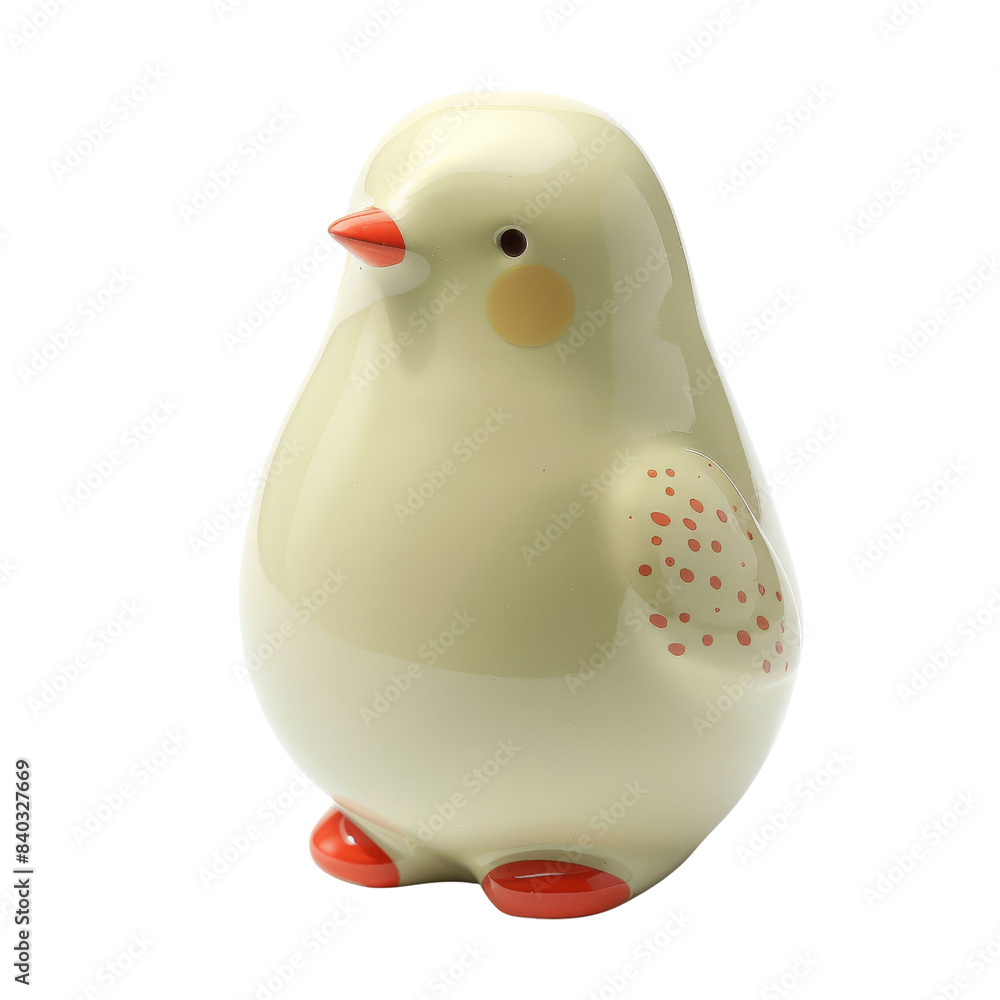 Cute ceramic chick figurine with a glossy finish and painted details, perfect for decorating a nursery or as a collectible item. Cute ceramic chick figurine with a glossy finish and painted details, perfect for decorating a nursery or as a collectible item.