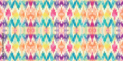 Seamless batik pattern,Seamless tribal batik pattern,and Seamless colorful pattern resemble ethnic boho, Aztec,and ikat styles.designed for use in wallpaper,fabric,curtain,carpet,Batik Embroidery