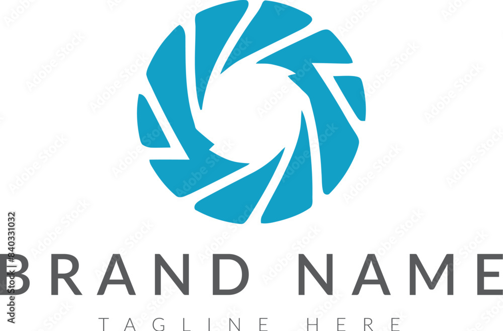 Professional money concept ocean flow logo design template. AI generative. Professional money concept ocean flow logo design template. AI generative.