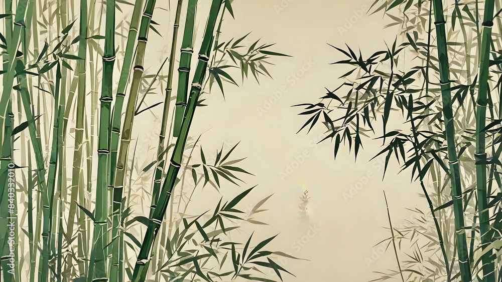 Obraz premium bamboo forest background