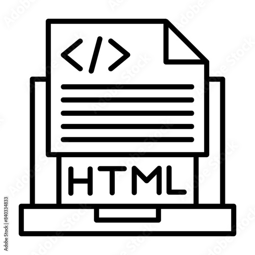 Html File Icon