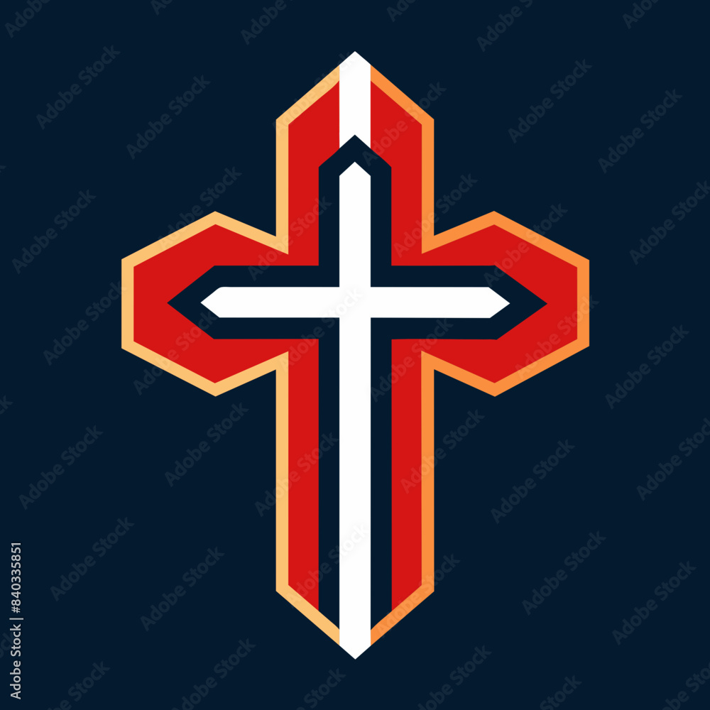 Vector Design for Christian Cross Vector Design for Christian Cross