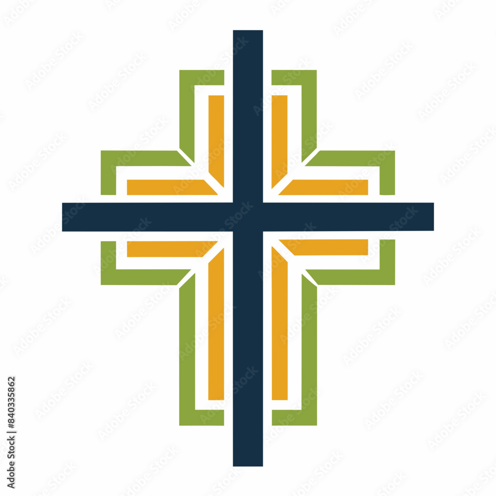 Fototapeta premium Vector Design for Christian Cross 