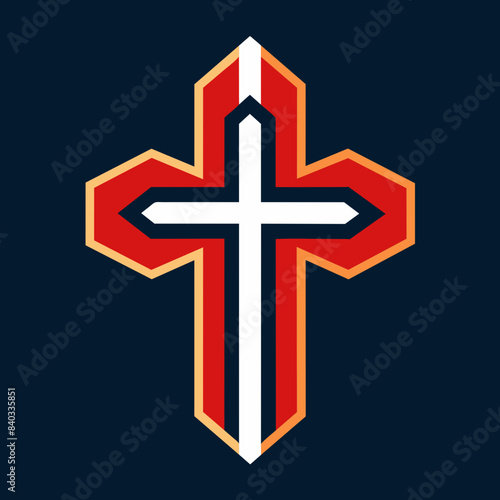 Vector Design for Christian Cross 