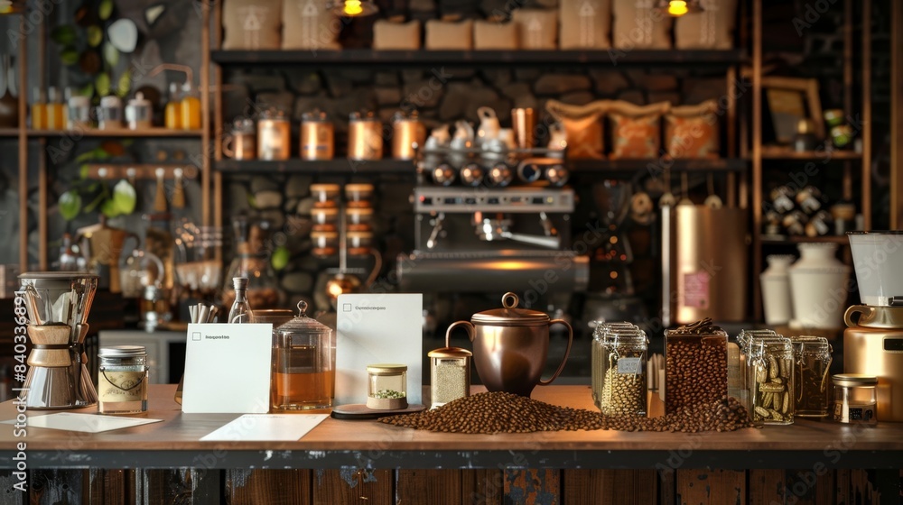 Artisanal Elixir A Cozy Corner of Specialty Tea and Coffee Delights Featuring a Palette of Exotic Flavors and Aromas Ready to Brew Your Perfect Cup of Bliss Artisanal Elixir A Cozy Corner of Specialty Tea and Coffee Delights Featuring a Palette of Exotic Flavors and Aromas Ready to Brew Your Perfect Cup of Bliss