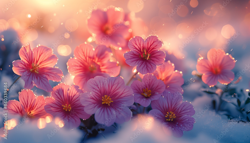 Fototapeta premium flowers in the water