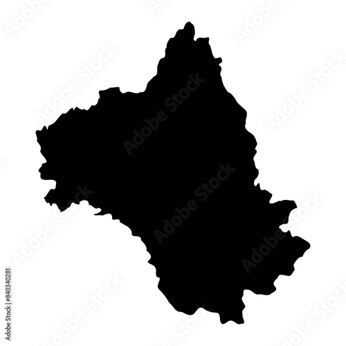 Photos Aveyron department map, administrative division of France
